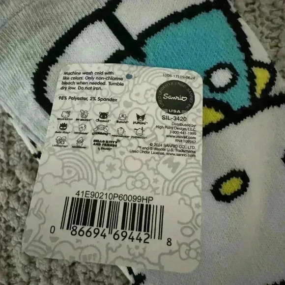 Hello kitty no show ankle socks 5-pack 💜♥️💕 - Picture 3 of 5